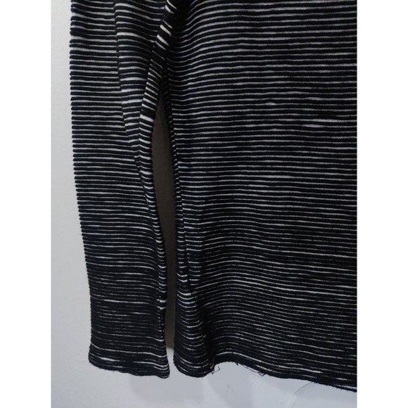 Anthropologie Dolan Left Coast Black Textured Cowl Neck Long Sleeve Top Size S - Picture 8 of 10